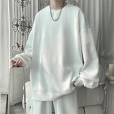 Hearujoy 2024 Hoodies men Jacquard Sweatshirt Mens White Pullover Streetwear Casual Fashion Clothes Mens Oversized Korean Loose T Shirt